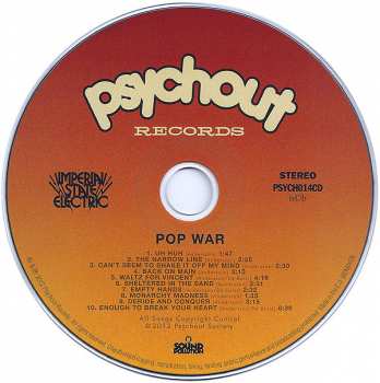 CD Imperial State Electric: Pop War 101599