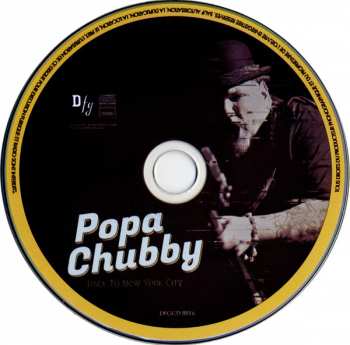 CD Popa Chubby: Back To New York City