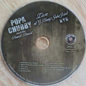 2CD Popa Chubby: Live At G. Bluey’s Juke Joint Nyc 493452