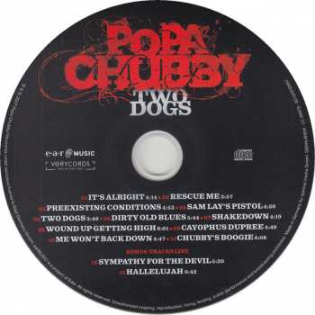 CD Popa Chubby: Two Dogs 37638