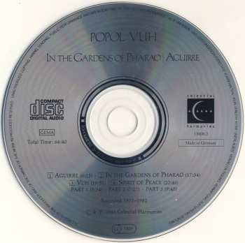 CD Popol Vuh: In The Gardens Of Pharao / Aguirre 253185