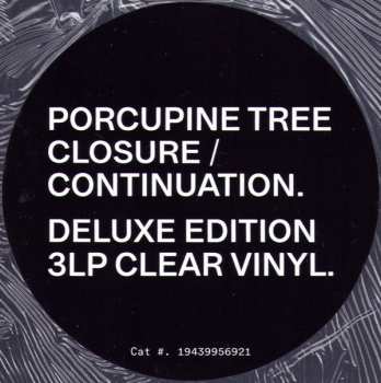 3LP/Box Set Porcupine Tree: Closure / Continuation DLX | LTD | CLR 418906