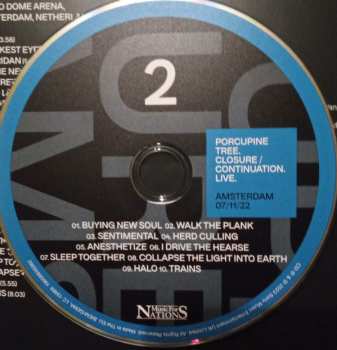 2CD/Box Set/2Blu-ray Porcupine Tree: Closure / Continuation.Live. Amsterdam 07/11/22 DLX 519987