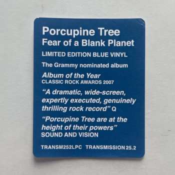 2LP Porcupine Tree: Fear Of A Blank Planet CLR | LTD 490765