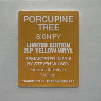 2LP Porcupine Tree: Signify CLR | LTD 484217