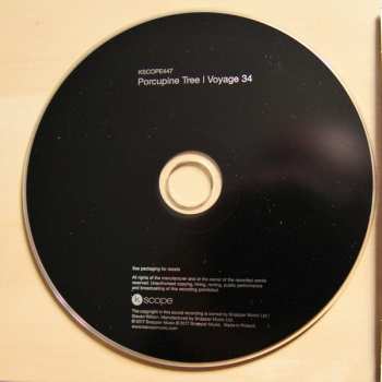 CD Porcupine Tree: Voyage 34 39243