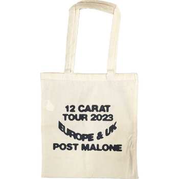 Merch Post Malone: Post Malone Tote Bag: Spotlight 2023 Tour (back Print & Ex-tour)