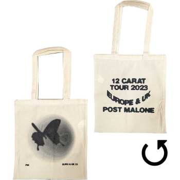Merch Post Malone: Post Malone Tote Bag: Spotlight 2023 Tour (back Print & Ex-tour)