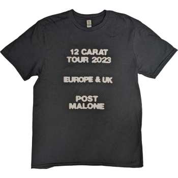 Merch Post Malone: Post Malone Unisex T-shirt: Butterfly Logo 2023 Tour (back Print & Ex-tour) (small) S