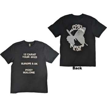 Merch Post Malone: Post Malone Unisex T-shirt: Butterfly Logo 2023 Tour (back Print & Ex-tour) (small) S