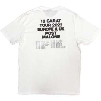 Merch Post Malone: Post Malone Unisex T-shirt: Resurface 2023 Tour Dates (back Print & Ex-tour) (small) S