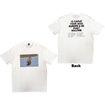 Merch Post Malone: Post Malone Unisex T-shirt: Resurface 2023 Tour Dates (back Print & Ex-tour) (large) L