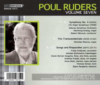 CD Poul Ruders: Volume Seven (Symphony No. 4) 122326