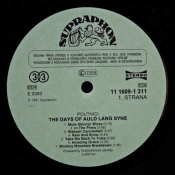 LP Poutníci: The Days Of Auld Lang Syne 129166