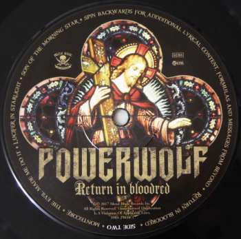 LP Powerwolf: Return In Bloodred 30280