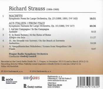 CD Prague Radio Symphony Orchestra: Richard Strauss: Macbeth, Aus Italien 22364