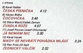 LP Pražská Kapela Petra Finka: Ty Naše Písničky České 437779