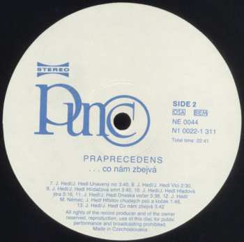LP Precedens: … Co Nám Zbejvá …