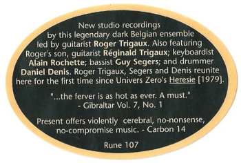 CD Present: Certitudes