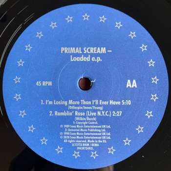 LP Primal Scream: Loaded E.P. LTD 21697