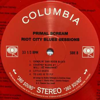 2LP Primal Scream: Riot City Blues Sessions LTD | CLR 87369