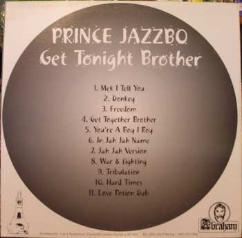 LP Prince Jazzbo: Get Tonight Brother 470437