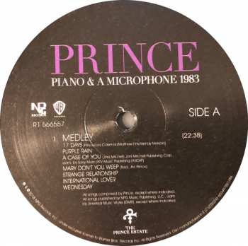 LP Prince: Piano & A Microphone 1983 380091