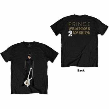 Merch Prince: Tričko W2a White Guitar  XXL