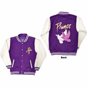 Merch Prince: Prince Unisex Varsity Jacket: Doves (back Print) (small) S