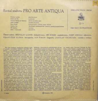 EP Pro Arte Antiqua: Recital souboru (10") 279908