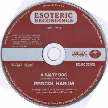 2CD Procol Harum: A Salty Dog DLX
