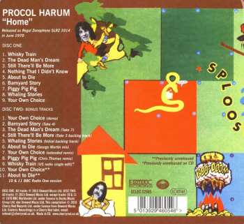 2CD Procol Harum: Home DLX 16370