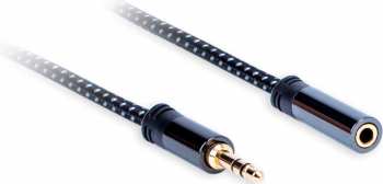 Audiotechnika : Prodlužovací kabel 3,5 mm Jack (M) - 3,5 mm Jack (F) - 3,0 m