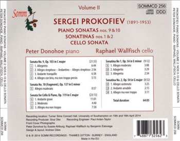 CD Sergei Prokofiev: Piano Sonatas, Volume II: Sonatas Nos. 9 & 10; Sonatinas Nos. 1 & 2; Cello Sonatas 457623