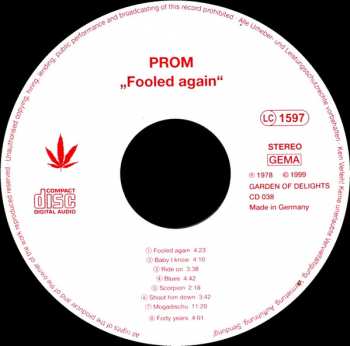 CD Prom: Fooled Again 187766