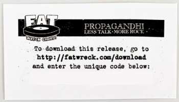 LP Propagandhi: Less Talk, More Rock 475793