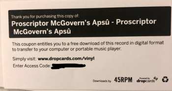 LP Proscriptor McGovern's Apsû: Proscriptor McGovern's Apsû LTD | NUM | PIC 412324
