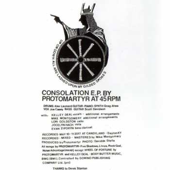 CD Protomartyr: Consolation E.P. 442098