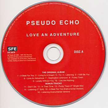2CD Pseudo Echo: Love An Adventure 241273