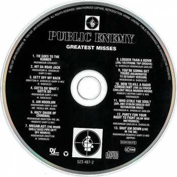 CD Public Enemy: Greatest Misses 14985