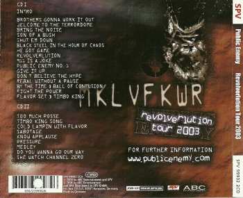2CD Public Enemy: MKL VF KWR - Revolverlution Tour Manchester UK 2003 243695
