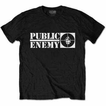 Merch Public Enemy: Tričko Crosshairs Logo Public Enemy  L