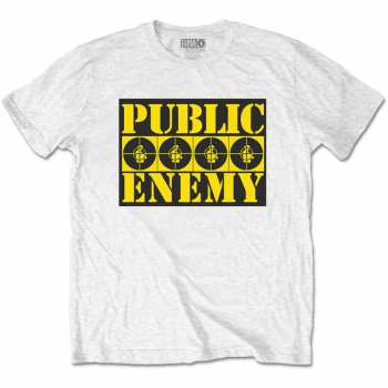 Merch Public Enemy: Tričko Four Logo Public Enemys  L