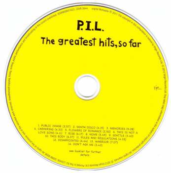 CD Public Image Limited: The Greatest Hits, So Far 424864