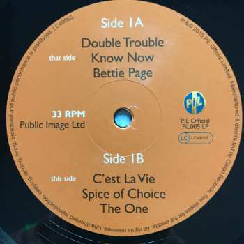 2LP Public Image Limited: What The World Needs Now... 310552