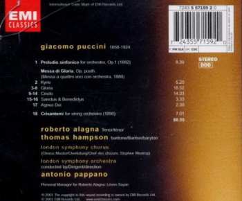 CD Giacomo Puccini: Messa Di Gloria, Preludio Sinfonico, Crisantemi 420613