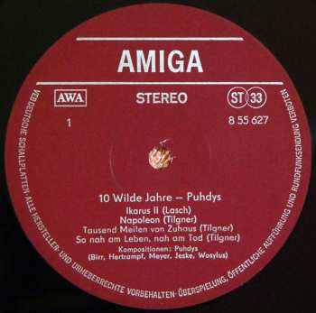 LP Puhdys: 10 Wilde Jahre (1969-1979) 180232