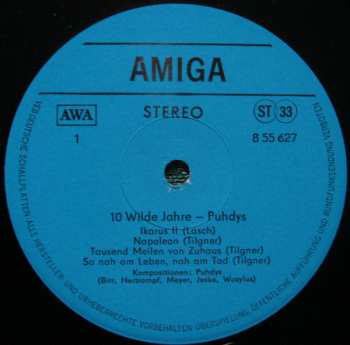 LP Puhdys: 10 Wilde Jahre (1969-1979) 425704