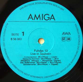2LP Puhdys: Puhdys 13 (Live In Sachsen)