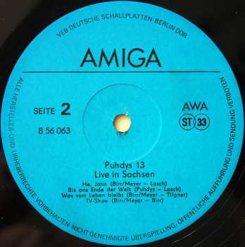 2LP Puhdys: Puhdys 13 (Live In Sachsen)